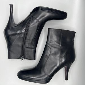 Via Spiga heeled black boots  womens sz 6M